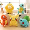 20-25CM Pokemon Pikachu Plush Doll Toy Anime Kawaii Squirtle Charmander Bulbasaur Stuffed Toys Cartoon Children Birthday . 