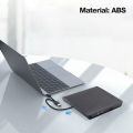 USB 3.0/USB 3.0 + Type-C Slim DVD External Enclosure 9.5mm/12.7mm SATA To USB CD ROM ODD Case Box USB To SSD Caddy for Laptop. 