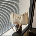 Woman's Elegant Bow Shoulder Bag Handbag Square Bag Ladies Toti Bag Fashion Casual Daily Commute Crossbody Shoulder Bag Shoping Bag Suitable for  Trawling Parties Shopping And Travel  Ideal Gift Choice Available In Multiple Colors Designed. 