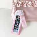 Girl Transparent Hollow Out Life Four Grid Card Holder Bag Pendant Display Card Case Photobooth Card Sleeve.