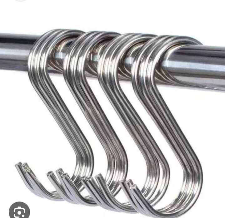 10 pieces Steel Hanger Hooks for Kitchen Bathroom Bedroom Hooks