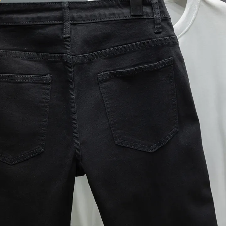New%20Men's%20Summer%20Straight%20Denim%20Shorts%20Cotton%20Washed%20Breathable%20Fashion%20Short%20Jeans%20Casual%20Korean%20Comfortable%20Male%20Shorts%20-%20Image%206