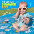 100CM Splash Pad Sprinkler for Kids Outdoor Water Toys Inflatable Splash Pad Children Outside Backyard Dog Sprinkler Pool.