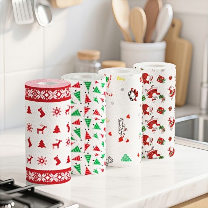 1roll%20Christmas%20Kitchen%20Paper%20Rolls%20-%20Thickened%203-Ply%20Heavy-Duty%20Disposable%20Cloths,%20Rags%20with%20Festive,%20Continuous%20Roll%20for%20Home%20-%20Image%205