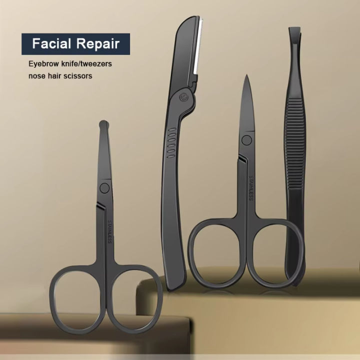 8/12/15/20/24pcs%20black%20Nail%20clipper%20set%20Pedicure%20knife%20Stainless%20steel%20Nail%20beauty%20tool%20Nail%20Care%20Trimmer%20Portable%20travel%20box%20-%20Image%205