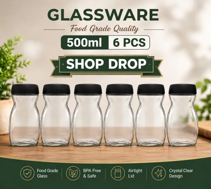 Glassware%20Food%20Jar%20,%20Food%20Container,glass%20Jar%20(500ml)%206pcs%20-%20Image%205