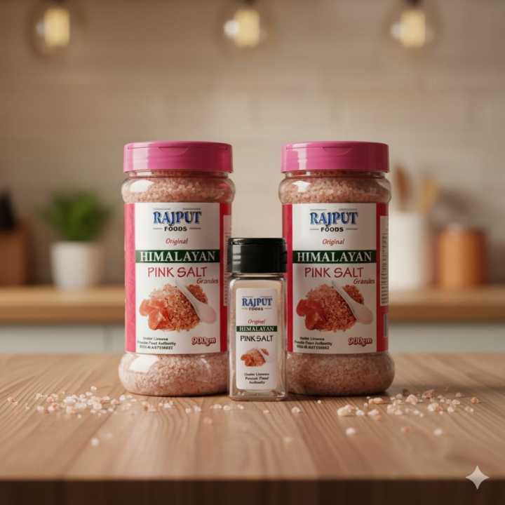 Rajput Foods Himalayan Pink Salt 900g | Punjab Food Authority Certified | Pink Salt, Himalayan pink salt, Natural pink salt, Organic salt, Edible pink salt fine grain