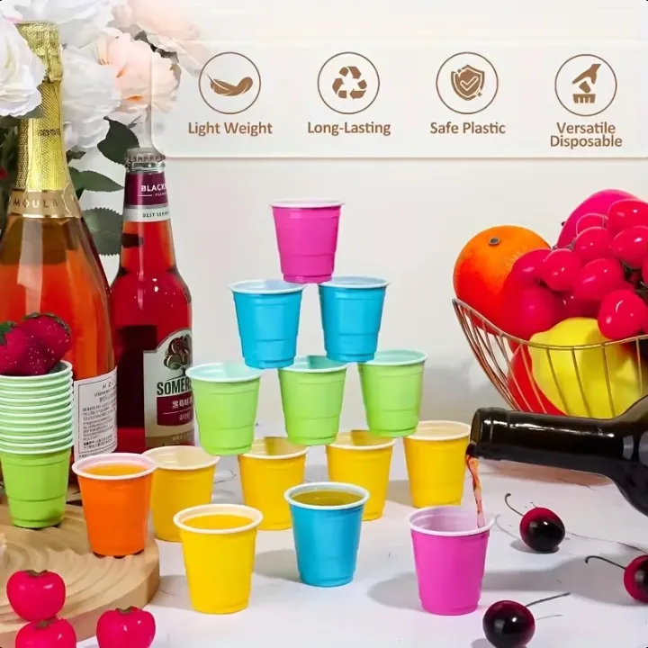 50PCS/Bag%20Mini%20Plastic%20Shot%20Cups%20Disposable%20Random%20Color%20PartyGraduation%20Birthday%20WeddingPicnic%20Valentines%20Drinkware%20Accessories%20-%20Image%203