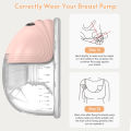 Wearable Breast Pump Super Silent Hands Free Electric Breast Pump  Comfort Milk Collector for Breastfeeding with 24mm Flange. 