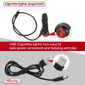 RGB Automotive Atmosphere Decorative Lamp Led Interior Light Strip Car Foot Ambient Lights with USB Cigarette with Remote Voice. 
