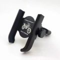 Aluminum Alloy Universal Motorcycle Bicycle Mobile Phone Holder  Bracket Mounting Clip Multi-Specification Handlebar Bracket. 