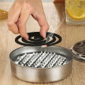 Mosquito Coils Holder Stainless Steel Mosquito Coil Box with Cover Round Mosquito Coil Tray Easy To Clean Anti-Mosquito Supplies. 