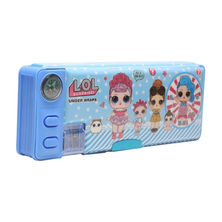 Pencil%20&%20Pen%20Box%20With%20Double%20Sharpner%20And%20Compass%20%20Magnetic%20Lock%20System%20-%20Image%206
