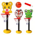 Outdoor Indoor Mini Basketball Hoop for Toddler Adjustable Basketball Goal with one Ball for Kid Birthday  for Age 1 and Up. 