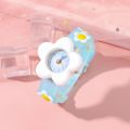 Simple and Stylish Silicone Children's Flower Quartz Watch. 