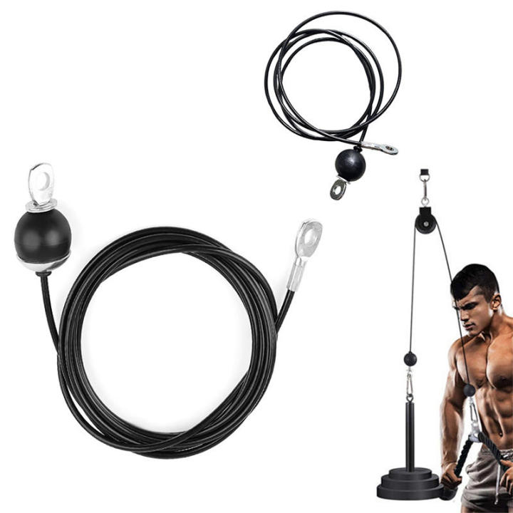 Cable Rope Machine Workout Steel Wire Rope Heavy Duty Multi Gym Cable Fitness Pulley Machine Home ...