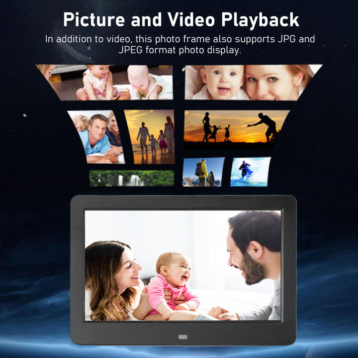 Digital Photo Frame Remote Control Wall Mountable 10 Inch Digital ...