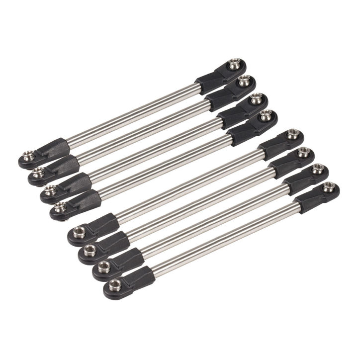 Stainless%20Steel%20Chassis%20Tie%20Rod%20275mm%20Wheelbase%20Links%20Set%20with%20M4%20Rod%20Ends%20for%201/10%20RC%20Crawler%20275WB%20SCX10%20D90%20TF2%20DIY%20Part%20-%20Image%204