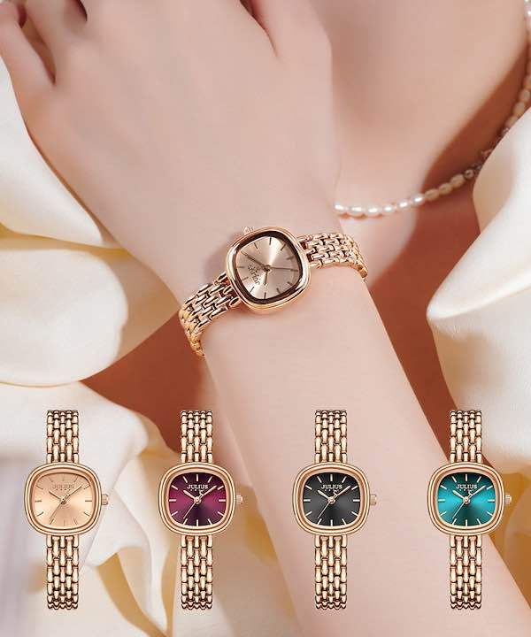 Luxury Women Watches Fashion Simple Square Quartz Watch Casual Women Watch Business Folding Alloy Ladies Clock Relogio Feminino