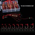 4pcs/box Explosive Fishing Hook Spring Feed Cage Lure Fishing Hook Carp Fishing Tackle Combinatfon Fishing Accessories.