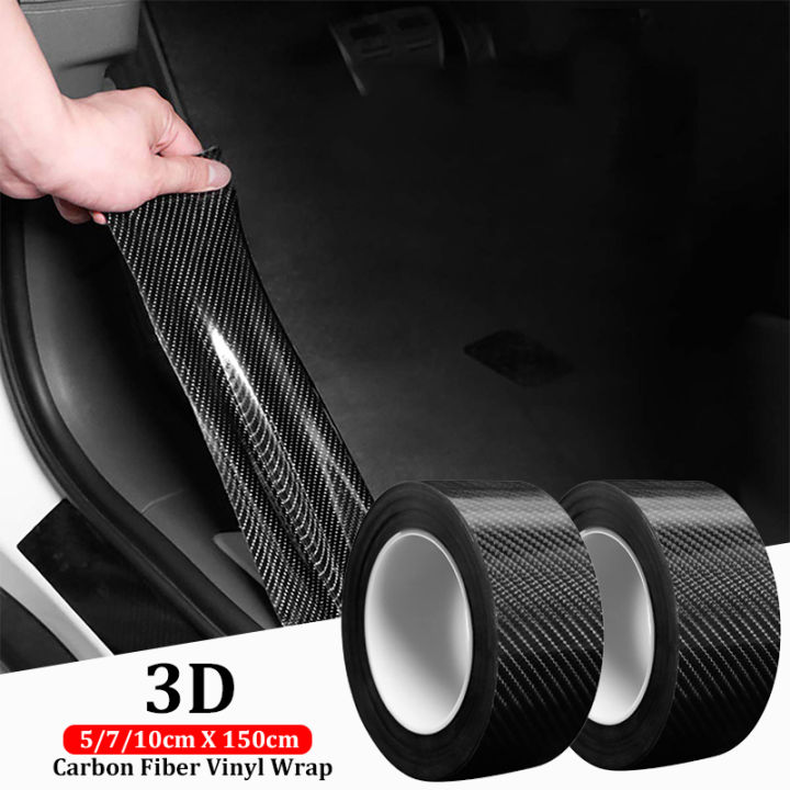 5/7/10CM 3D Carbon Fiber Vinyl Car Wrap Sheet Roll Film Car Stickers ...