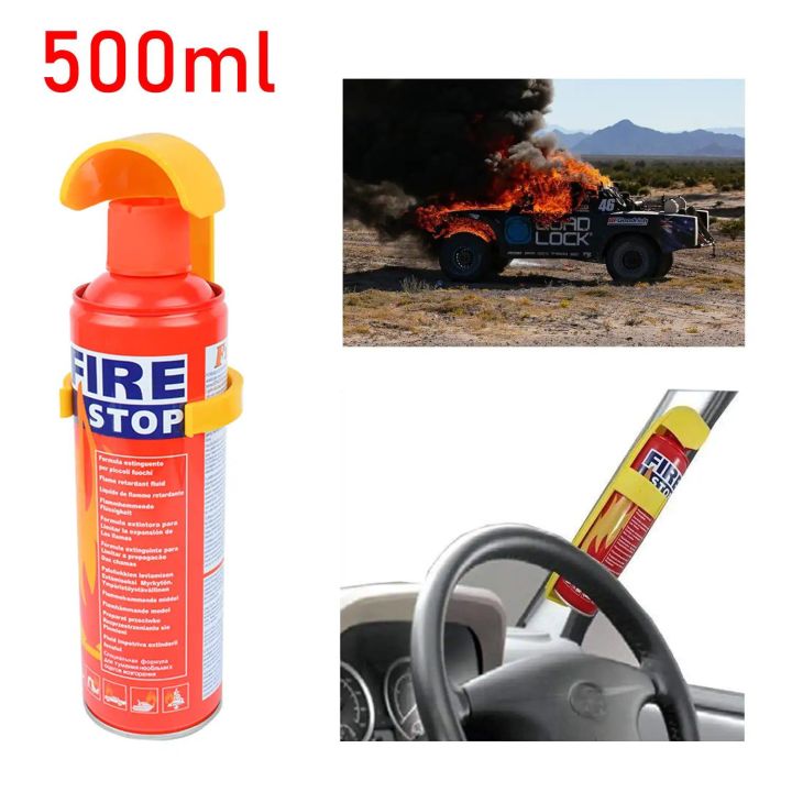 Fire Stop Spray Portable foamy Fire Extinguisher 500ml - Protect From ...