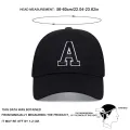 Unisex A Letter Side Ar Embroidery Baseball Caps Spring and Autumn Outdoor Adjustable Casual Hats Sunscreen Hat. 