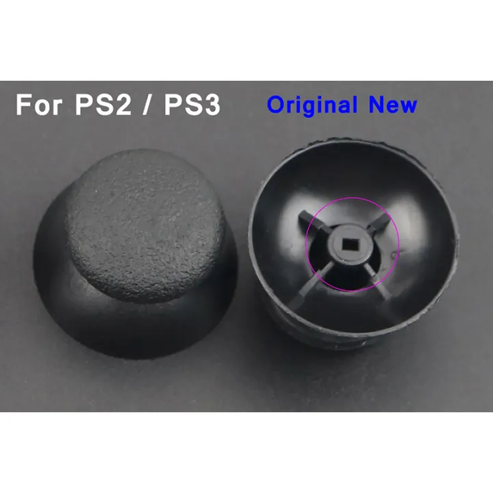 2PCS%20Replacement%20Controller%20Analog%20Thumbstick%20Thumb%20Stick%20Mushroom%20Grip%20Cap%20Cover%20for%20PS2%20PS3%20PS4%20Pro%20Slim%20PS5%20Repair%20Part%20Gray%20-%20Image%204
