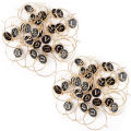 26/52Pcs Wine Glass Charms Wine Glass Markers Wine Glass Charm Rings with Letter Wine Charms for Stem Glass Wedding Party Decor. 