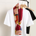 Luxury Brand Ribbon Silk Scarf 15*145cm Red Headband Neckerchief Foulard Hair Scarfs Neck Tie Lady Skinny Scarves Soft Satin. 
