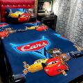 Kids character single bedsheet Spiderman / Cinderella / Sonic / ladybug Bedsheet. 