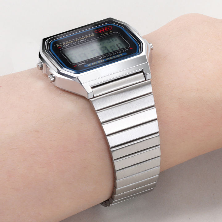For%20%20F91W%20Watch%20Steel%20for%20F84%20F105%20F108%20A158%20A-168%20AE-1300%20AE-1200%20%20Straps%20Ultra-thin%20Metal%20Bracelet%2018mm%2020mm%20-%20Image%205