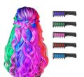 Hair Chalk Comb, 5Colors Temporary Hair Dye Marker Gifts for Adults 8 9 10 11 12 years old Girls Kids for Halloween Christmas Birthday Party, Cosplay. 