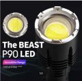 P90 Rechargeable LED Flashlight Torch. 