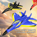 DWi RC Foam Aircraft Plane 2.4G Radio Control Glider Remote Control Fighter Cool Lighting Plane Glider Airplane Foam Boy Toy GIF.