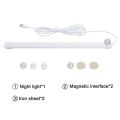 1PC LED Under Cabinet Lighting USB Plug Dimmable 3 Color Changes LED Night Light Kitchen Bedroom Lighting With Magnetic Strip. 