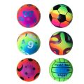 6 Inch Inflatable Rainbow Ball - Colorful Inflatable Beach Balls - Swimming Pool Toys Outdoor Game for Backyard Beach Party Supplies, 6 Inches. 
