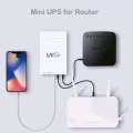WGP Mini UPS for Wifi Router, Onu, CCTV & Mobile Power bank. 5v, 9v, 9v, 12v, 12v Volt, with 12V 2ampr CCD adapter free.