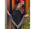 Turtleneck Long Cloak Shawl Poncho. 