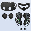 VR 6 in 1 Silicone Protective Case Set for Meta Oculus Quest 3S , face Cover, Controller Grip,shell Cover, Lens Cover, rocker ca. 