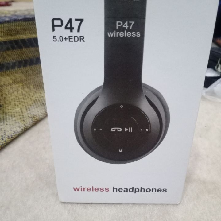 Sony P47 Wireless Head Phone  TF Card/FM Radio/MP3 Player/Wireless