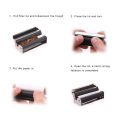 Portable Tobacco Roller Cigarette Maker Cigarette device 70mm Rolling Machine Metal Smoking Accessories Gift for Friends. 