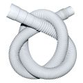 Washing machine drain pipe pvc plastic imported 4 feet with 2 clips. 