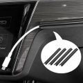 Hidden car wire protection cover car charging data cable sorting and bundling in car cable clamps pipeline slots wiring managers.