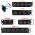 20A blue circular joystick switch panel with 3-pin aluminum waterproof 12V, suitable for cars, trucks, boats, RVs, yachts, etc. 