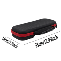 For Switch Hori Split Pad Pro Controller Carrying Case Storage Bag Gamepad Protection Box Travel Pouch Game Card Slot. 