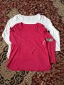 Ladies big size long sleeve t-shirt.