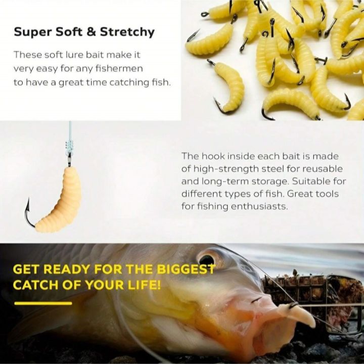 %20Maggots%20Fishing%20Bait%20Set%20with%20Hooks%20-%20Versatile%20Grub%20Lures%20for%20Bass,Trout,Crappie,Bluegill,Ideal%20for%20Freshwater%20Fishing%20-%20Image%203