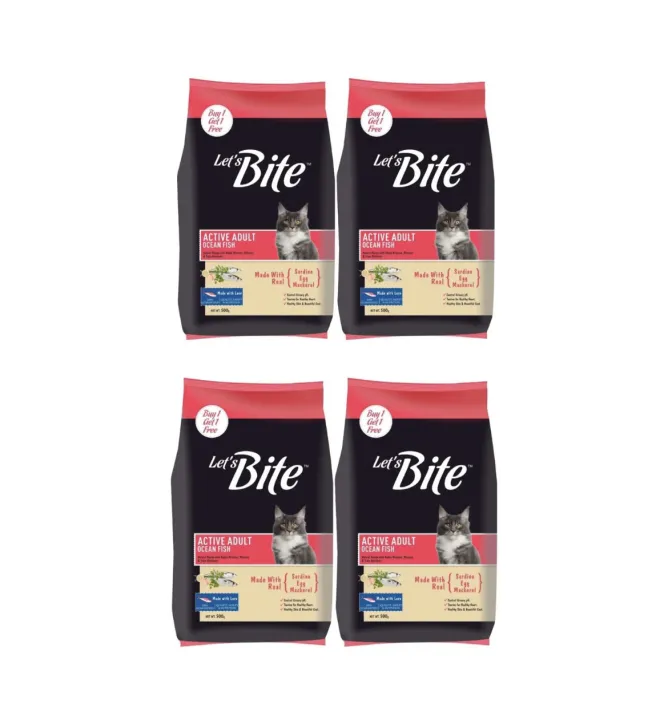 Let s Bite Active Adult Cat Food Buy Two Get Two Free 400g X 4 Daraz.lk