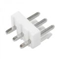 5 Pcs AC/DC Fan Connector Male Socket 3 Pin Circuit Output input 3 Way PCB Mount Pin Header 3 Wire Connecting Socket Board to Wire JST VH male Base joint electric parts. 